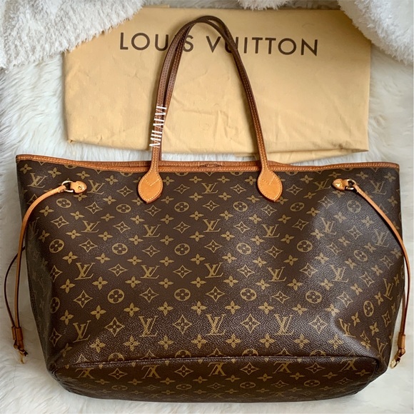 ⭐️⭐️SOLD⭐️⭐️ 💯 LOUIS VUITTON Monogram Neverfull - Picture 2 of 8